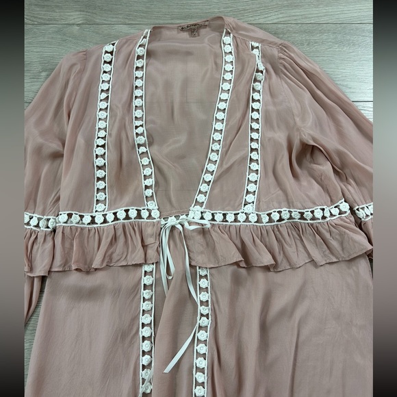 For Love & Lemons Emmy Swim Cover Tunic Robe - Picture 7 of 15